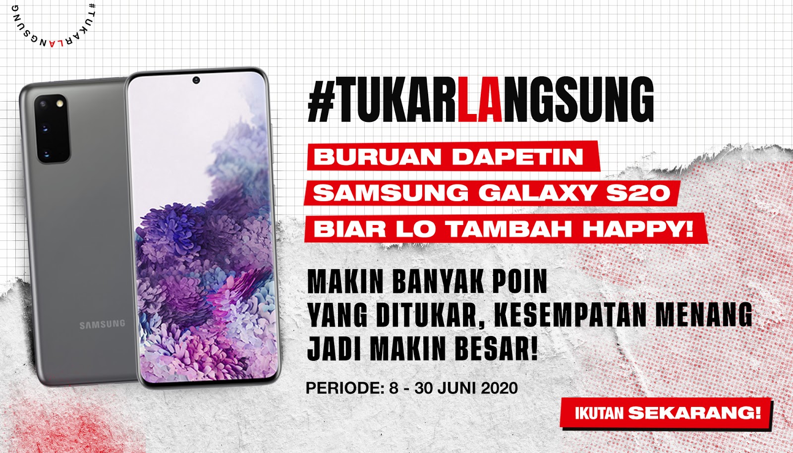 Gue Punya Samsung S20 Buat Lo, Mau? Gampang Banget Bro!